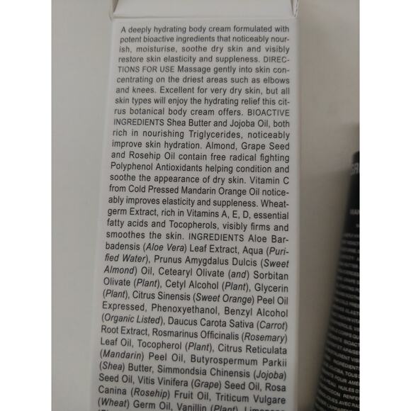 Grown Alchemist Body Cream Mandarin, Rosemary Leaf Organic Vegan NEW - Picture 2 of 3